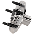Rear, Driver or Passenger Side Wheel Hub, With Bearing, 5 x 4.5 in. Bolt Pattern