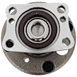 Rear, Driver or Passenger Side Wheel Hub, With Bearing, 4 x 4.25 in. Bolt Pattern