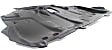 Rear Engine Splash Shield, SE Model, 3 Cyl., 1.0L Engine
