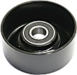 Accessory Belt Idler Pulley, Serpentine, Flat, 1.48 in. width