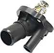 Thermostat Housing - Plastic, Direct Fit, Sold individually, 3 Bolt Hole, Without Sensor
