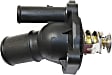 Thermostat Housing - Plastic, Direct Fit, Sold individually, 3 Bolt Hole, Without Sensor