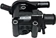 2003 Ford Focus SE - Thermostat Housing, 4 Cyl 2.0L, Engine Vin: 3, DOHC, Without Temperature Sensor