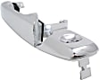2007 Lincoln MKX Base - Front, Driver Side Chrome Exterior Door Handle, With Key Hole