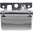 Front or Rear, Passenger Side Chrome Interior Door Handle, Without Door Lock Hole