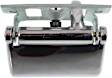 Front or Rear, Passenger Side Chrome Interior Door Handle, Without Door Lock Hole