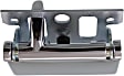 Front or Rear, Driver Side Chrome Interior Door Handle, Without Door Lock Hole