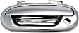 Front, Driver Side Chrome Exterior Door Handle, With Key Hole