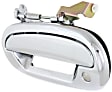 1997-2003 Ford F-150 - Front, Driver Side Exterior Door Handle, Chrome, With Key Hole, With Keypad Hole
