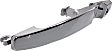 Front, Driver Side Exterior Door Handle, Chrome, With Key Hole, With Cover