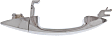 Front, Passenger Side or Rear, Driver or Passenger Side Chrome Exterior Door Handle, Without Key Hole