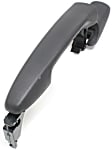 Front Or Rear, Driver Or Passenger Side Exterior Door Handle, Textured Black, Without Key Hole, With Cap