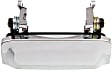 Front, Driver Or Passenger Side Exterior Door Handle, Chrome, Without Key Hole