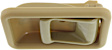 Front, Driver or Passenger Side Beige Interior Door Handle
