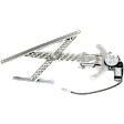 Front, Passenger Side Window Regulator, Power, With Motor