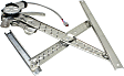 Front, Passenger Side Window Regulator, Power, With Motor