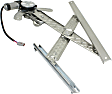 Front, Driver Side Window Regulator, Power, With Motor