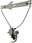 Front, Driver Side Power Window Regulator, With Motor