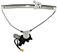 Front, Driver Side Power Window Regulator, With Motor