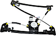 Front, Driver Side Power Window Regulator, With Motor, Regular/Super Crew Cab Pickup