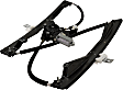 2008 Ford Explorer Sport Trac - Front, Driver Side Power Window Regulator, With Motor