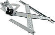 Front, Passenger Side Manual Window Regulator, Without Motor