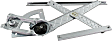Front, Passenger Side Manual Window Regulator, Without Motor
