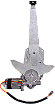 1996 Ford F-350 XLT - Front, Passenger Side Power Window Regulator, With Motor