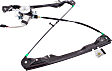 Front, Passenger Side Power Window Regulator, With Motor