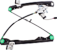 Front, Passenger Side Power Window Regulator, With Motor