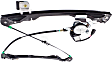 2008 Ford Focus - Sedan Front, Driver Side Power Window Regulator, With Motor