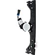Front, Passenger Side Power Window Regulator, With Motor