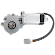 Rear, Driver Side Window Motor, Convertible