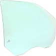 Front, Passenger Side Door Glass, Green Tint, Without Clips, Replaces NAGS No. DD10464 GTNN