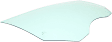 Front, Passenger Side Door Glass, Green Tint, Without Clips, Replaces NAGS No. DD10464 GTNN