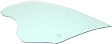 Front, Driver Side Door Glass, Green Tint, Without Clips, Replaces NAGS No. DD10465 GTNN