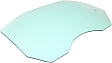 Front, Driver Side Door Glass, Green Tint, Without Clips, Replaces NAGS No. DD10465 GTNN