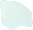 Front, Driver Side Door Glass, Green Tint, Without Clips, Replaces NAGS No. DD10465 GTNN