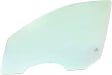 Front, Driver Side Door Glass, Green Tint, Without Clips, Replaces NAGS No. DD09523 GTNN