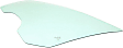 Front, Driver Side Door Glass, Green Tint, Without Clips, Replaces NAGS No. DD09523 GTNN