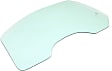 Front, Driver Side Door Glass, Green Tint, Without Clips, Replaces NAGS No. DD09523 GTNN