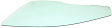Front, Driver Side Door Glass, Green Tint, Without Clips, Replaces NAGS No. DD09523 GTNN