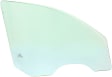Front, Driver Side Door Glass, Green Tint, Without Clips, Replaces NAGS No. DD09523 GTNN