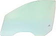 Front, Driver Side Door Glass, Green Tint, Without Clips, 4-Door, Sedan, Replaces NAGS No. DD11353 GTNN