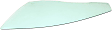 Front, Driver Side Door Glass, Green Tint, Without Clips, 4-Door, Sedan, Replaces NAGS No. DD11353 GTNN