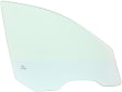 Front, Driver Side Door Glass, Green Tint, Without Clips, 4-Door, Sedan, Replaces NAGS No. DD11353 GTNN