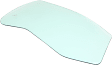 Front, Passenger Side Door Glasses, Green Tint, Without Clips, Replaces NAGS No. DD10919 GTNN