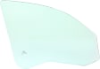 Front, Driver Side Door Glass, Green Tint, Without Clips, Replaces NAGS No. DD10920 GTNN