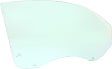 Front, Passenger Side Door Glass, Green Tint, Without Clips, Replaces NAGS No. DD10701 GTNN