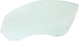 Front, Driver Side Door Glass, Green Tint, Without Clips, Replaces NAGS No. DD10702 GTNN